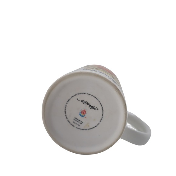 Ed Hardy Traditional Tattoo Art "Love Kills Slow" Skull Coffee Mug - Picture 4 of 4